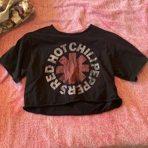 Cut cropped Red Hot Chili Peppers T-Shirt